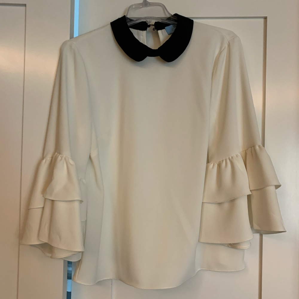 CeCe flutter sleeve blouse - new with tags